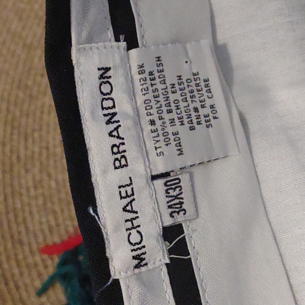 NWT Michael Brandon | Wrinkle Resistant Dress Pants - Picture 4 of 5